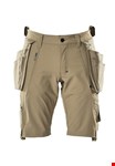 Mascot Advanced short - 17149-311 - afritsbare spijkerzakken - kaki - maat C42