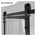 Intersteel DIY-schuifdeurset Cubo - deur en glas 2350x980x28 mm - met zwart ophangsysteem Basic