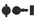 Dauby WC garnituur - Pure - verouderd ijzer zwart + retro + hook