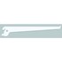 XHANDER drager enkel wit 35cm