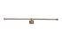 Dauby toiletrolhouder dubbel - Pure Plus Square - ruw brons - 700 mm