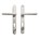 Dauby veiligheidsgarnituur kruk/kruk - Pure PH1920 + PH1920 - wit brons - profielcilinder 92 mm