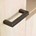 Dauby meubelgreep - Pure PMQ-128 - verouderd ijzer zwart - 128 mm