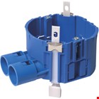 ABB HAF HW52-F enkele hollewand inbouwdoos - 50mm - rond - blauw