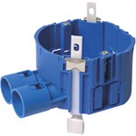 ABB HAF HW52-F enkele hollewand inbouwdoos - 50mm - rond - blauw