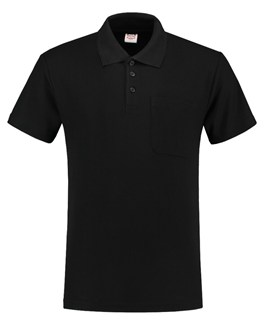 Tricorp Casual 201011 unisex poloshirt Zwart XXL
