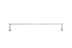 Dauby houder + 2 lange eindsteunen - Pure Plus Square - wit brons - 1000 mm