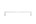 Dauby houder + 2 lange eindsteunen - Pure Plus Square - wit brons - 1000 mm