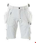 Mascot Advanced short - 17149-311 - afritsbare spijkerzakken - wit - maat C54