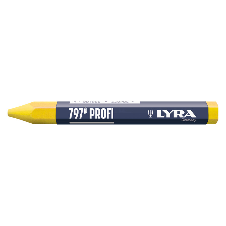 Lyra merkkrijt Profi 797 geel (12x)