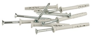 Ivana speedpluggen - nylon plug / verzinkte schroef