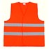 Opsial veiligheidsvest - 2 strepen - high visibility - oranje - maat XL