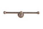 Dauby toiletrolhouder dubbel - Pure Plus - ruw brons - 300 mm