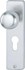 Hoppe knopschild - cilindergat - PC 55 - F1