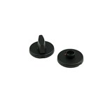 AMI klikrozetten rond - Ø 55mm - WC 8 mm - zwart - 739375