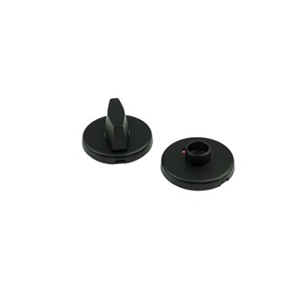 AMI klikrozetten rond - Ø 55mm - WC 8 mm - zwart - 739375