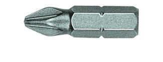 Ivana schroefbits PZ - 25mm - 5 en 50 stuks blisters