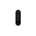 Intersteel schuifdeurkom - ovaal - 120x40 mm - blind - mat zwart