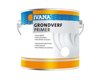 Ivana grondverf/primer - synthetisch - 0,75 l - grijs - hout