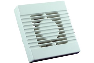 Nedco badkamer-/ toiletventilator met timer - aansluitmaat 100mm - wit