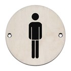 Hoppe ronde symboolplaatjes - Ø 100 mm - RVS