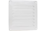 Nedco schoepenrooster alu. 155 x 155 mm RAL9010 wit