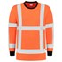 Tricorp 103002 T-Shirt RWS Birdseye lange mouw - Fluor Oranje - maat XL