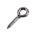 Gebr. Bodegraven schroefoog - 16x6x2,65mm - verzinkt