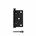 Intersteel kogellagerscharnier - 76x76x2,5 mm - tot 50 kg - recht - mat zwart