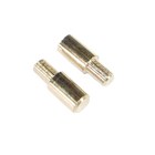 plank-/schapdrager 3x5 mm vernikkeld 16 mm