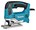 Makita decoupeerzaag  - JV0600X1 - 230 V - D-greep - JV0600 en decoupeerzagenset - in aluminium koffer