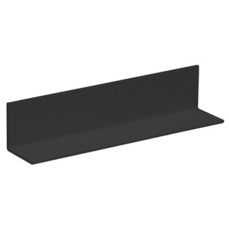Heering Hoekprofiel 20x20x1.5mm zwart L= 2600 mm