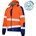 Opsial Softshell jas oranje-marineblauw High-Visibility - maat 4XL