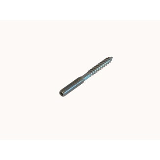 Gebr. Bodegraven stokeind met 6-kant sleutelvlak - torx M8 - 140xØ7mm - verzinkt