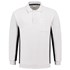 Tricorp polosweater Bi-Color - Workwear - 302001 - wit/donkergrijs - maat XS