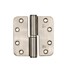 BSW kogelstiftpaumelle - RD BB 807 STD - 89x89x3 mm - afgerond - draairichting 2 - DIN Rechts - mat RVS