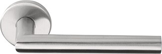 Formani  LB2-19 BASICS deurkruk op rozet mat roestvast staal
