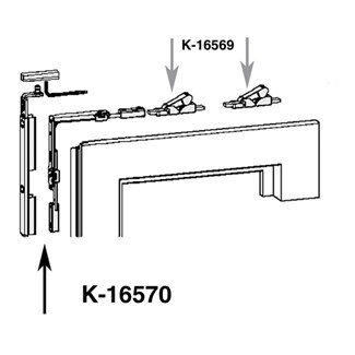 GU uittilbeveiligingset v/hefschuifdeur GU k-16569