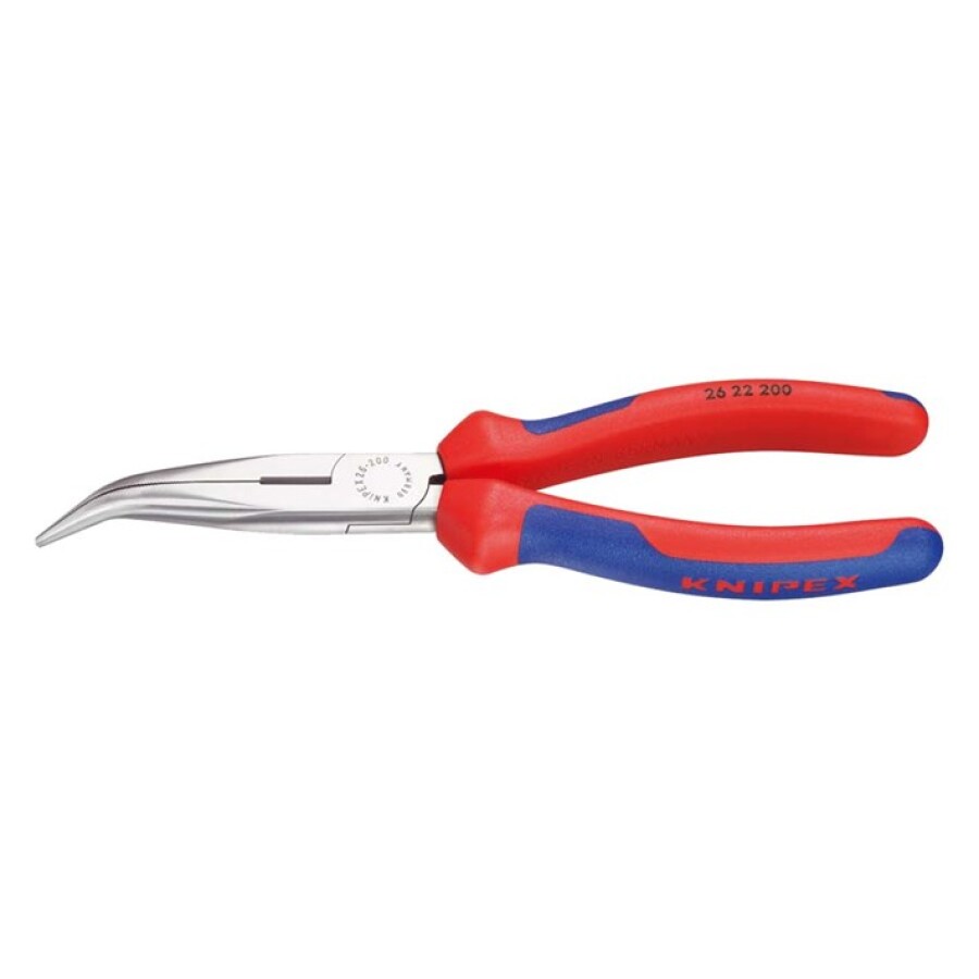 Knipex telefoontang - gebogen 200 mm - kop gepolijst - 26 22 200