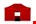 Grizzly zijwand INGANG - GO-WORK - 4,5 m - rood