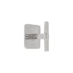 Dauby haak - Pure Plus PTT  - wit brons - 50x38 mm