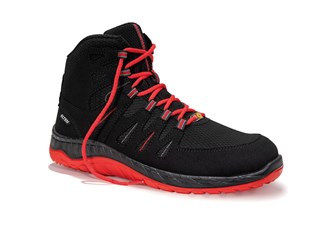 Elten werkschoenen  - MADDOX  - ESD S3 - zwart-rood - maat 35 - hoog