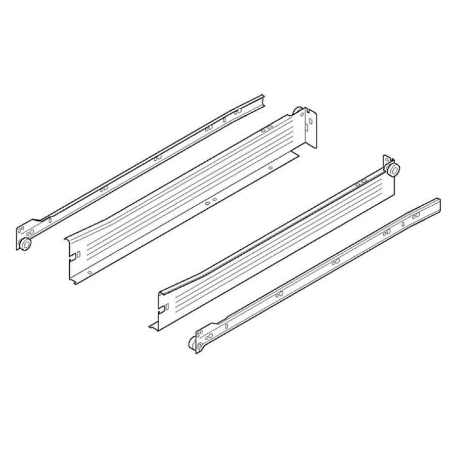 Blum Metabox ladegeleiders - 550mm 86mm hoog - 320M5500C